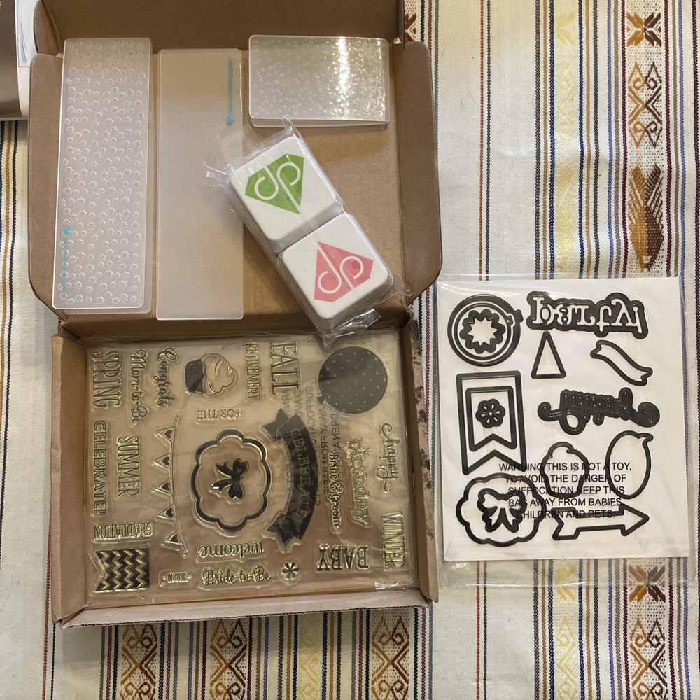 We R Memory Keepers‎ Celebrations Parties Dies, Stamps, Inks & Folders
